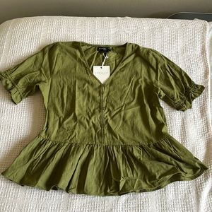Down east linen top